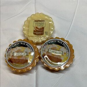 Yankee Candle Pumpkin Pie and Gingerbread Maple Wax Tarts